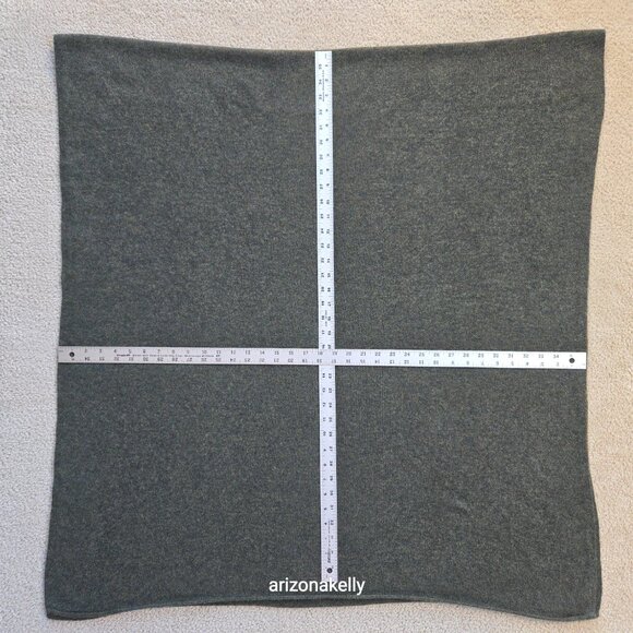 NWOT J. Crew Oversized Cashmere Wrap in Heather Army Green - Picture 1 of 13